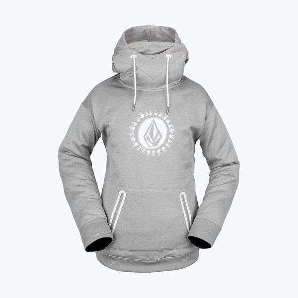 Volcom Дамски суитшърт с качулка Volcom Spring Shred Hoody сив H4152303