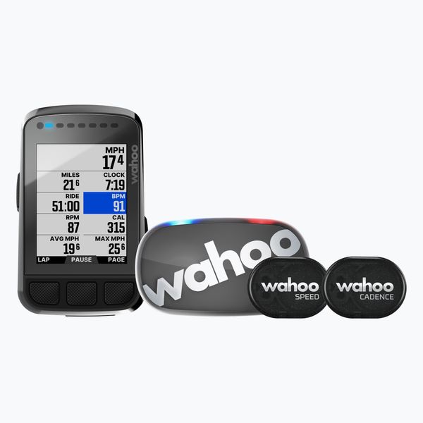 Wahoo Wahoo New Elemnt Bolt Gps Bike Counter Bundle black WFCC5B