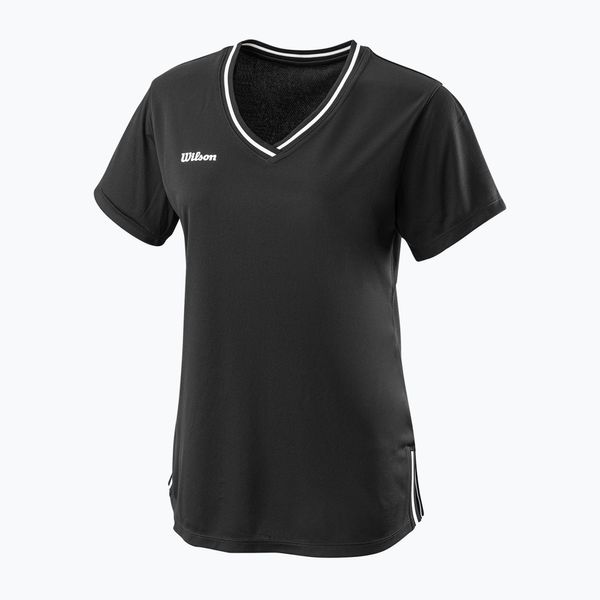 Wilson Дамска тениска Wilson Team II V-Neck black WRA795301