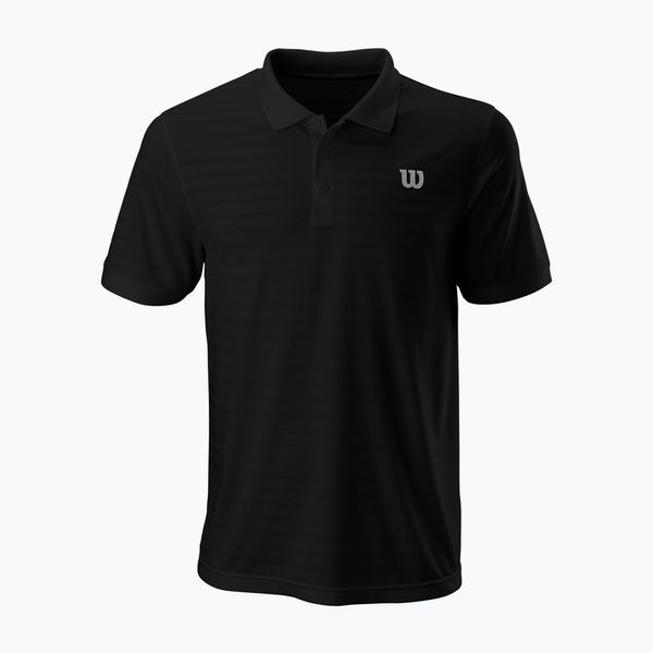Wilson Мъжка тениска Wilson Stripe Polo black WRA789707