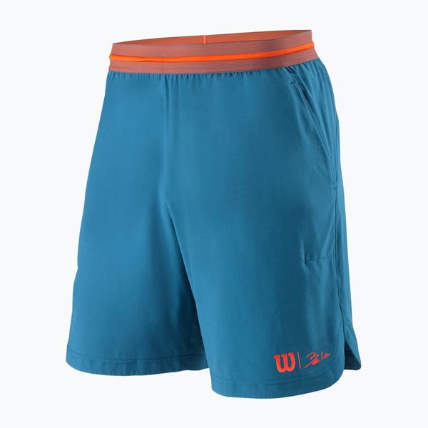 Wilson Мъжки къси панталони за тенис Wilson Bela Power 8 Short II blue WRA806901