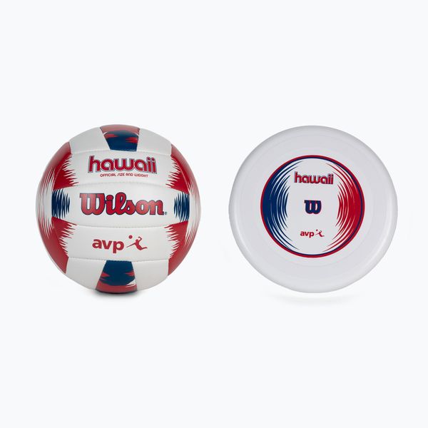 Wilson Волейбол + фризби Wilson Hawaii AVP VB Malibu white WTH80219KIT
