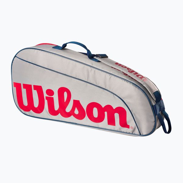Wilson Wilson Junior 3 Pack детска чанта за тенис сива WR8023901001
