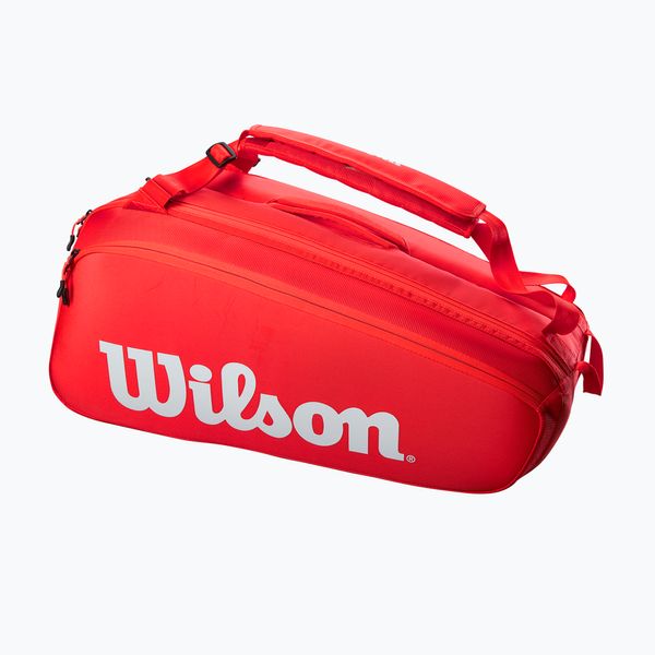 Wilson Wilson Super Tour 9 Pk тенис чанта червена WR8010501