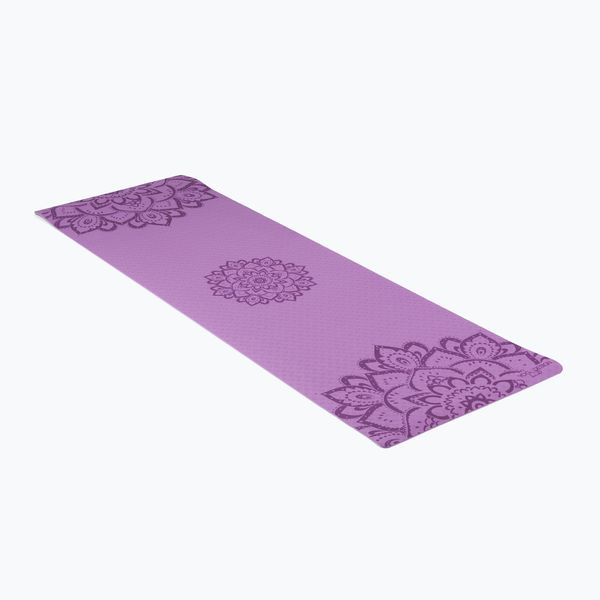Yoga Design Lab Mata do jogi Yoga Design Lab Flow Pure 6 mm fioletowa Mandala Lavender