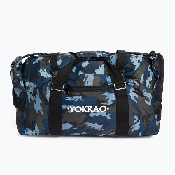 YOKKAO YOKKAO Кабриолетна камуфлажна спортна чанта синя/черна BAG-2-B