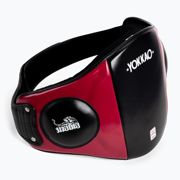 YOKKAO YOKKAO ударен тренировъчен колан за корем черен/червен BYPL-18