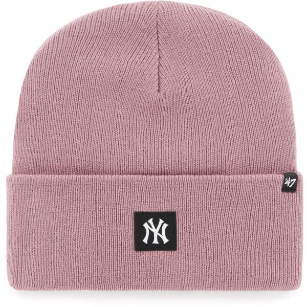 47 47 MLB NEW YORK YANKEES COMPACT ALT CUFF KNIT Зимна шапка, розово, размер UNI