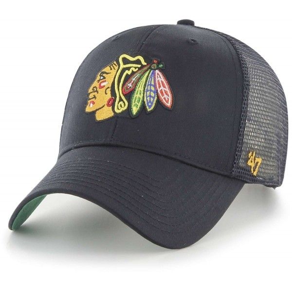 47 47 NHL CHICAGO BLACKHAWKS BRANSON MVP Шапка с козирка, черно, размер adult