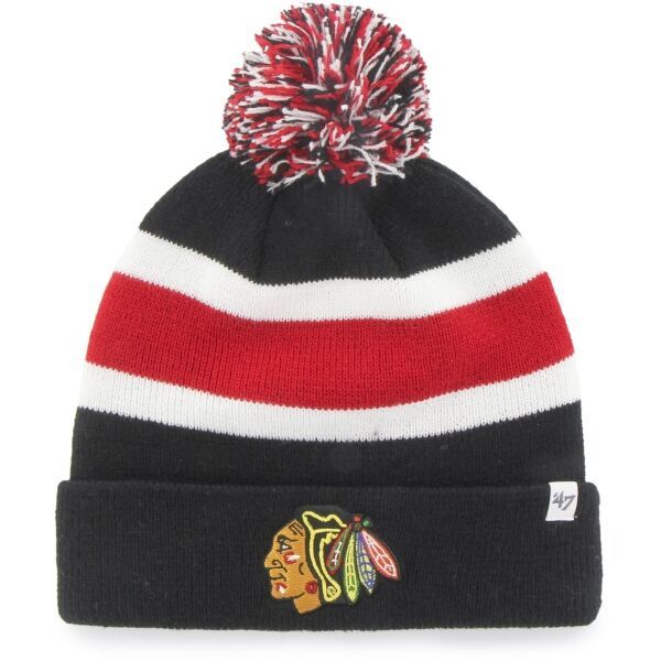 47 47 NHL CHICAGO BLACKHAWKS BREAKAWAY CUFF KNIT Зимна шапка, черно, размер UNI