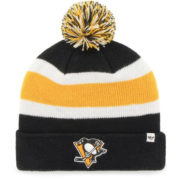 47 47 NHL PITTSBURGH PENGUINS BREAKAWAY CUFF KNIT Зимна шапка, черно, размер os