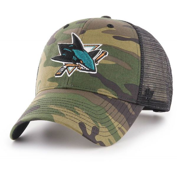 47 47 NHL SAN JOSE SHARKS CAMO BRANSON 47 MVP Шапка с козирка, khaki, размер adult