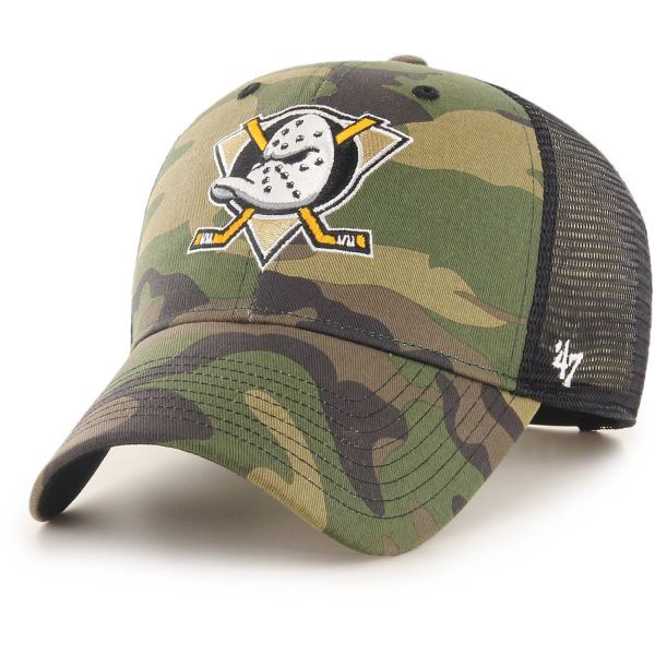 47 47 ANAHEIM DUCKS CAMO BRANSON 47 MVP Шапка с козирка, khaki, размер