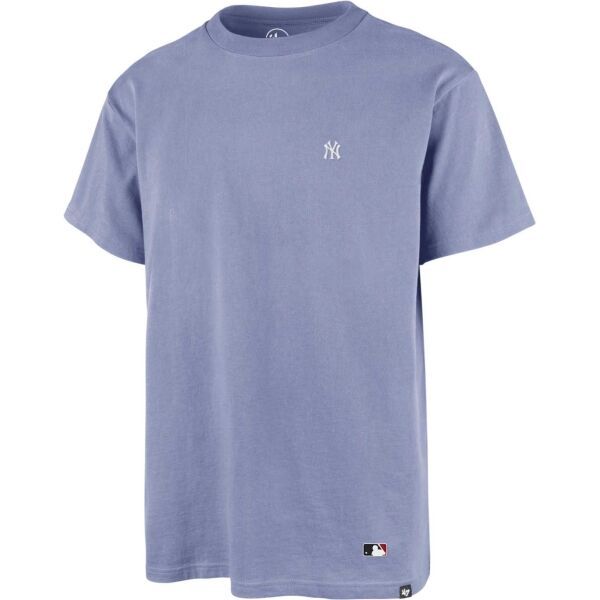 47 47 MLB NEW YORK YANKEES BASE RUNNER LC EMB ECHO TEE Клубна тениска, лилаво, размер