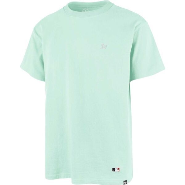47 47 MLB OAKLAND ATHLETICS BASE RUNNER LC EMB ECHO TEE Клубна тениска, светло-зелено, размер