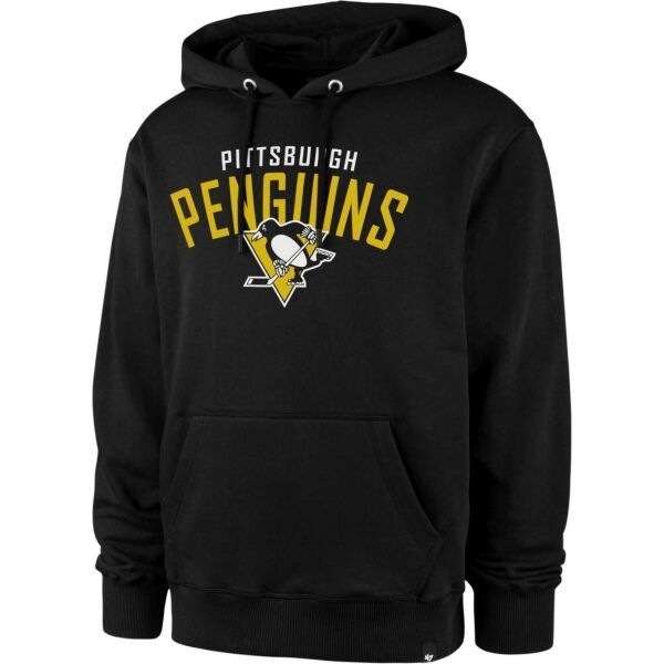 47 47 NHL PITTSBURGH PENGUINS HELIX HOOD Клубен суитшърт, черно, размер