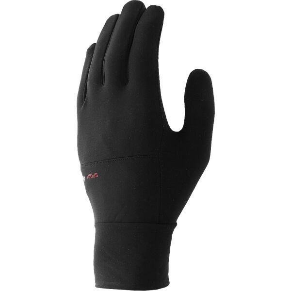 4F 4F GLOVES CAS UNI Универсални плетени ръкавици, черно, размер M