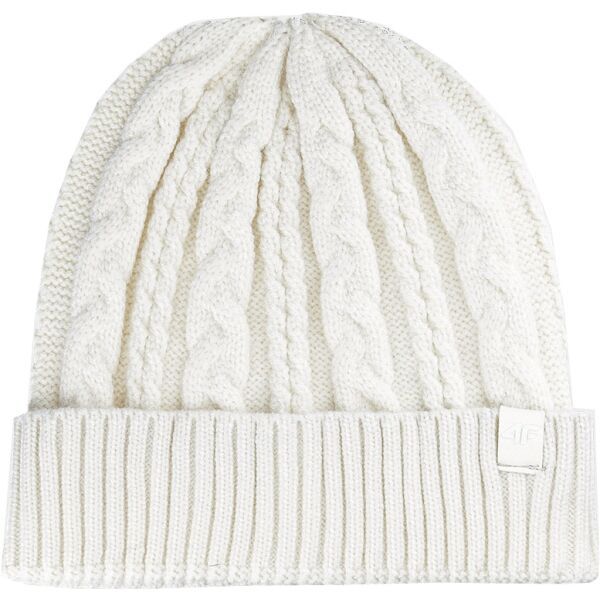 4F 4F CAP Дамска зимна шапка, бяло, размер