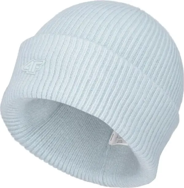 4F 4F CAP Дамска зимна шапка, светлосиньо, размер UNI