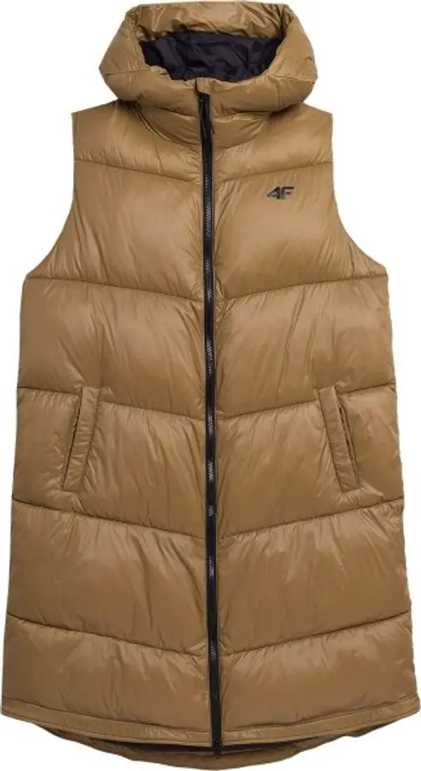 4F 4F Дамски елек Дамски елек, кафяво, размер