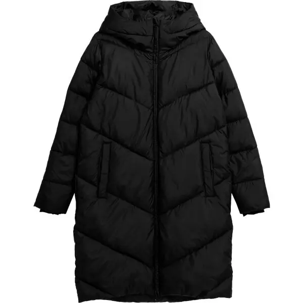 4F 4F DOWN COAT Дамско дълго яке, черно, размер