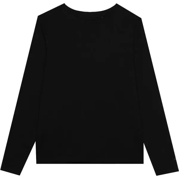 4F 4F LONGSLEEVE Дамска тениска с дълъг ръкав, черно, размер
