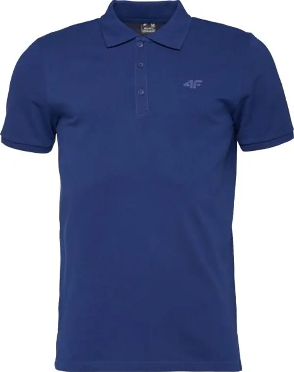 4F 4F POLO SHIRT Мъжка тениска с яка, тъмносин, размер