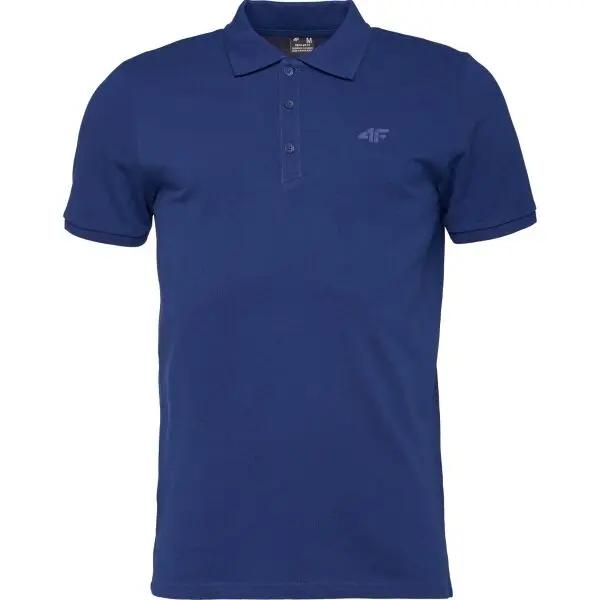 4F 4F POLO SHIRT Мъжка тениска с яка, тъмносин, размер