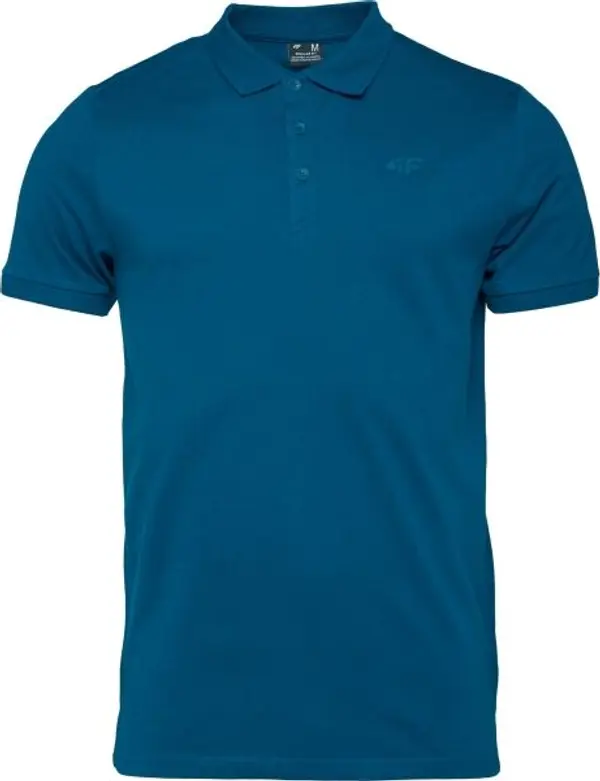 4F 4F POLO SHIRT Мъжка тениска с яка, тъмносин, размер