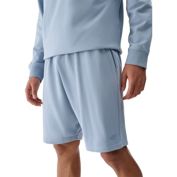 4F 4F SHORTS CAS Мъжки трикотажни къси панталони, светлосиньо, размер
