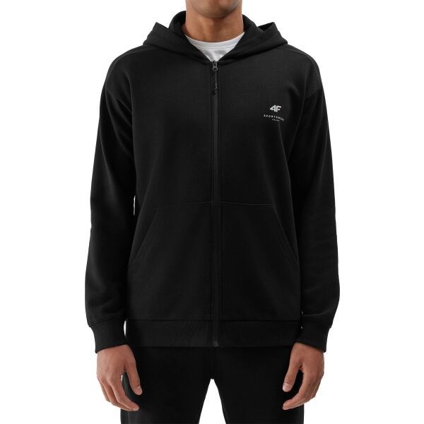 4F 4F SWEATSHIRT BASIC Мъжки суитшърт, черно, размер