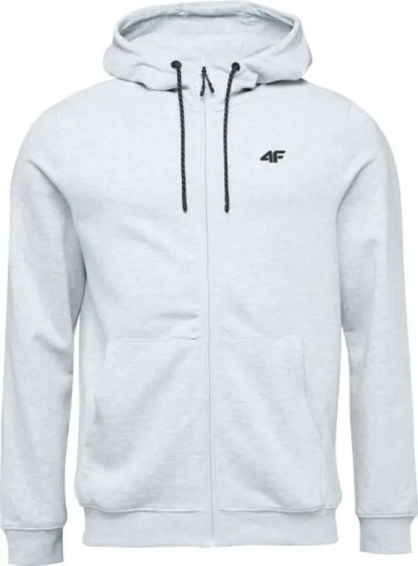 4F 4F SWEATSHIRT LEO Мъжки суитшърт, сиво, размер