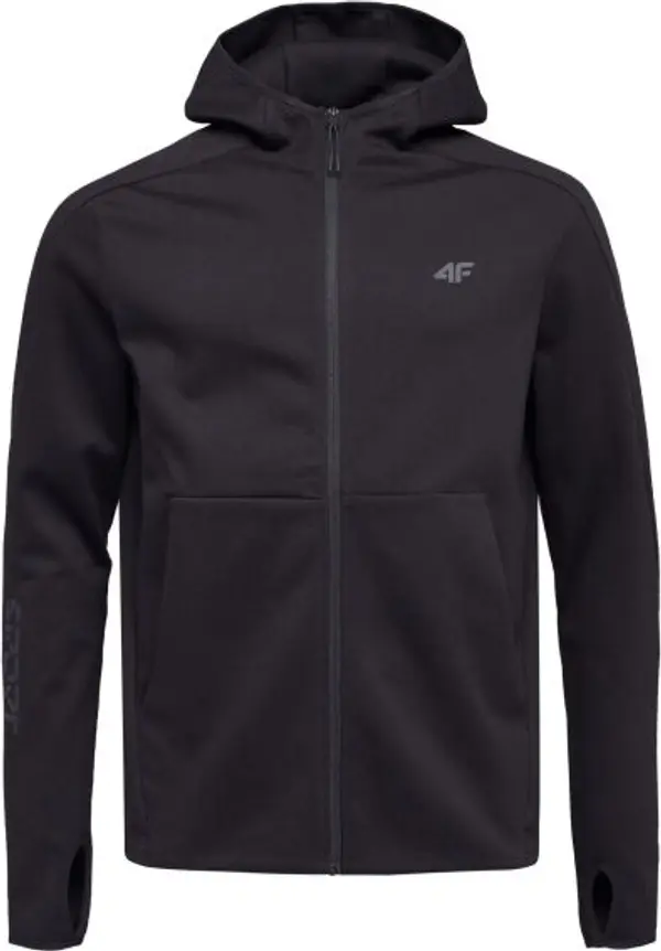 4F 4F SWEATSHIRT Мъжки суитчър, черно, размер