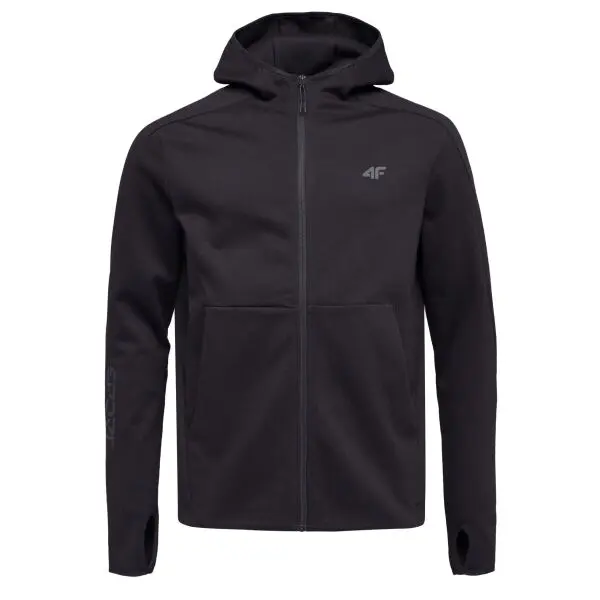 4F 4F SWEATSHIRT Мъжки суитчър, черно, размер