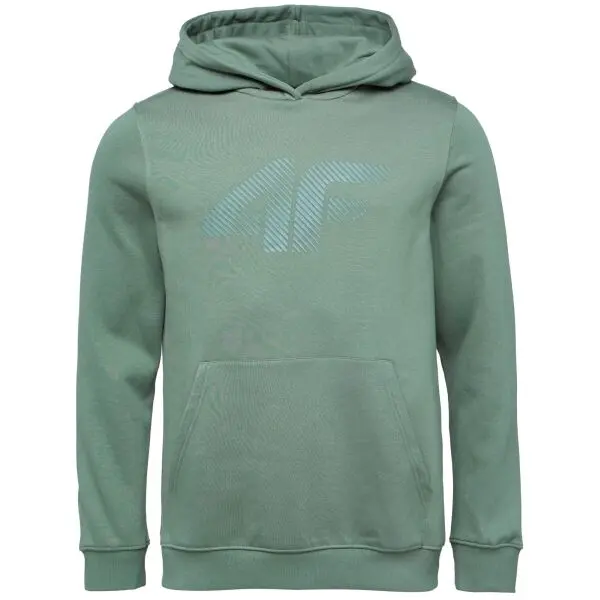 4F 4F SWEATSHIRT Мъжки суитшърт, тъмнозелено, размер