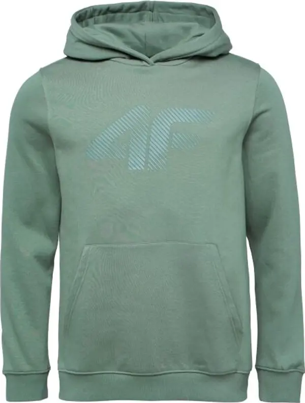 4F 4F SWEATSHIRT Мъжки суитшърт, тъмнозелено, размер