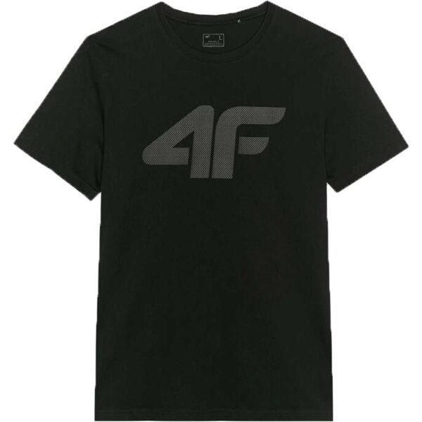 4F 4F T-SHIRT BASIC Мъжка тениска, черно, размер