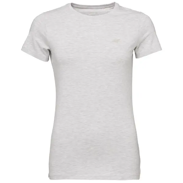 4F 4F T-SHIRT Дамска тениска, сиво, размер
