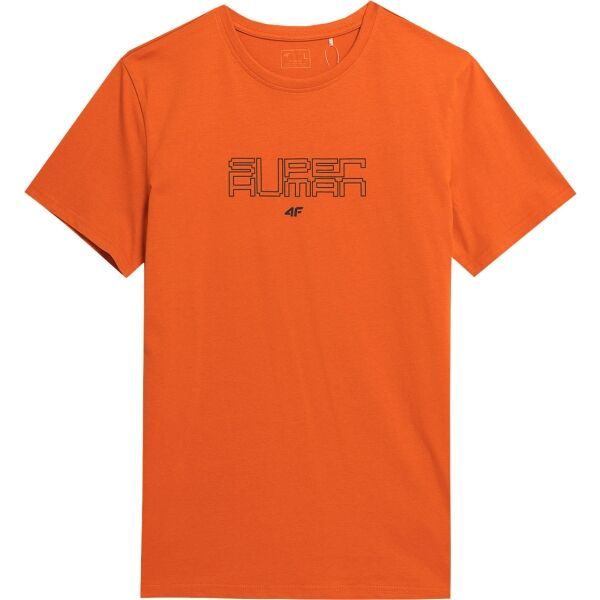 4F 4F T-SHIRT Мъжка  тениска, оранжево, размер