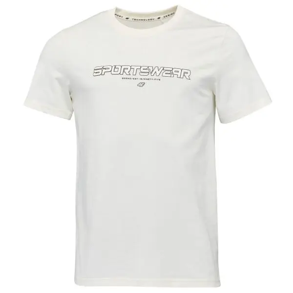 4F 4F ТЕНИСКА Мъжка тениска, бяло, размер