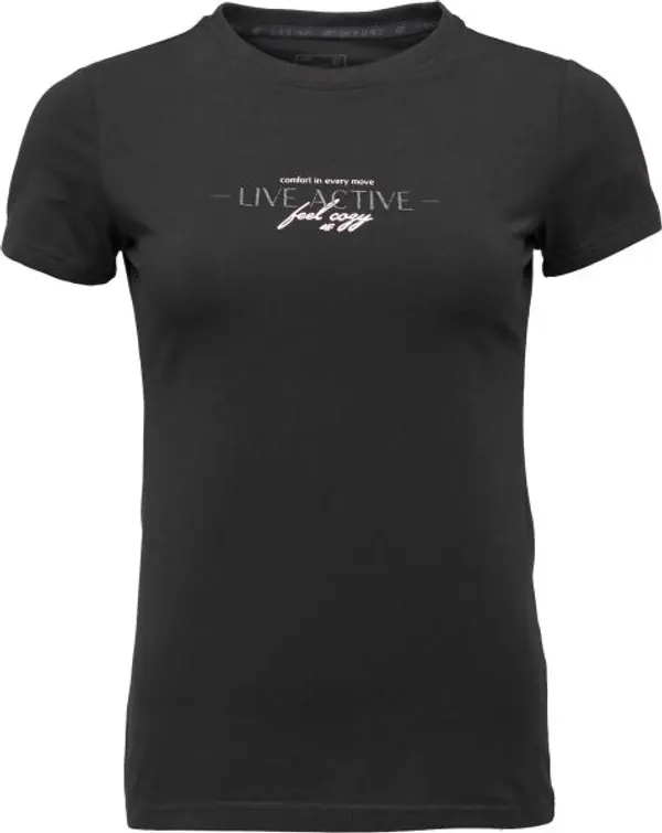 4F 4F ТЕНИСКА SF Дамска тениска, черно, размер