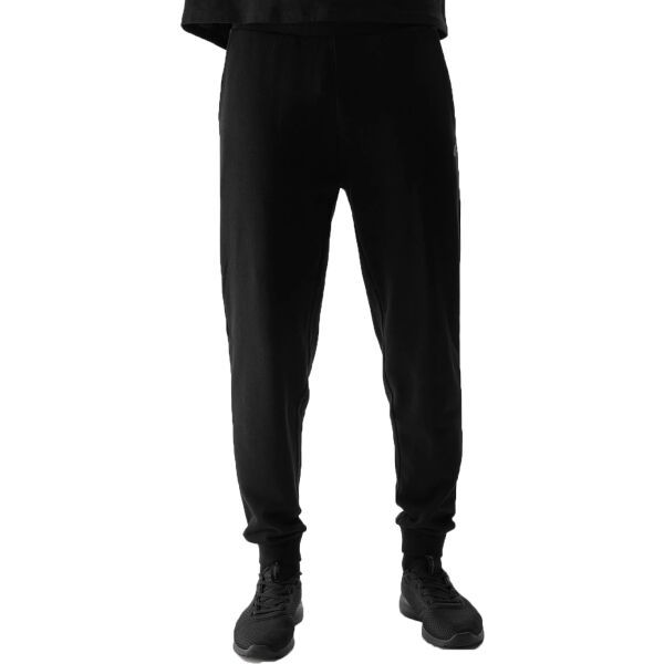 4F 4F TROUSERS BASIC Мъжки спортни панталони, черно, размер