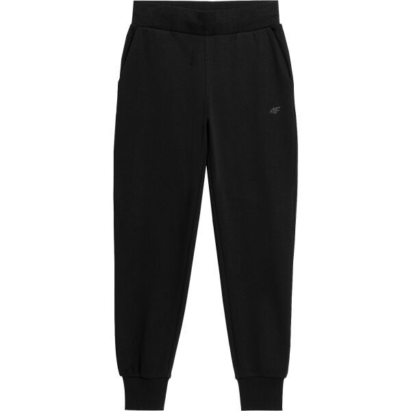 4F 4F TROUSERS CAS Дамски спортен панталон, черно, размер