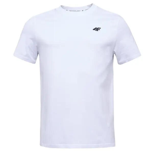 4F 4F TSHIRT JACK Мъжка тениска, бяло, размер