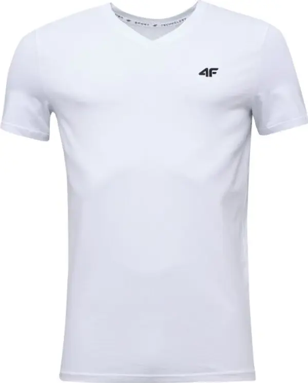 4F 4F TSHIRT MARKO Мъжка тениска, бяло, размер