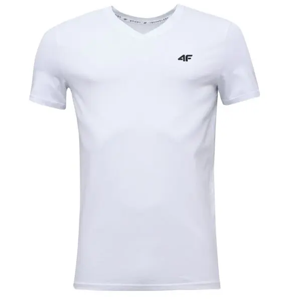 4F 4F TSHIRT MARKO Мъжка тениска, бяло, размер
