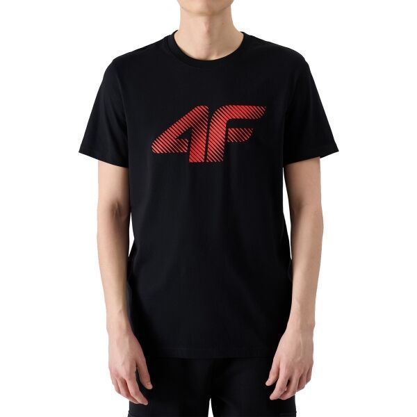 4F 4F TSHIRT Мъжка тениска, черно, размер