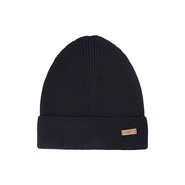 4F 4F WINTER CAP Мъжка зимна шапка, черно, размер
