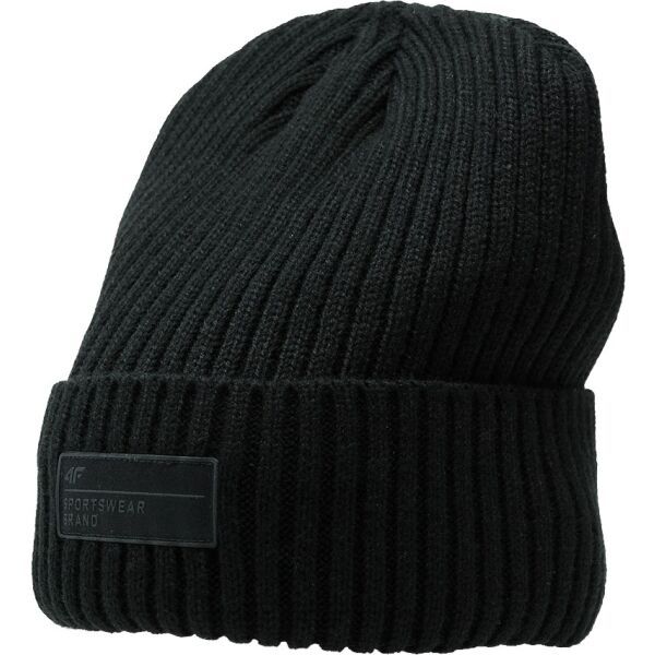 4F 4F WINTER CAP Мъжка зимна шапка, черно, размер