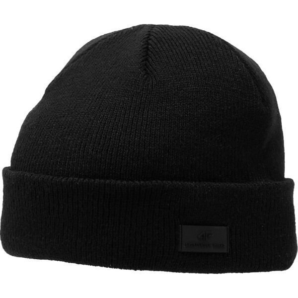 4F 4F WINTER CAP Мъжка зимна шапка, черно, размер